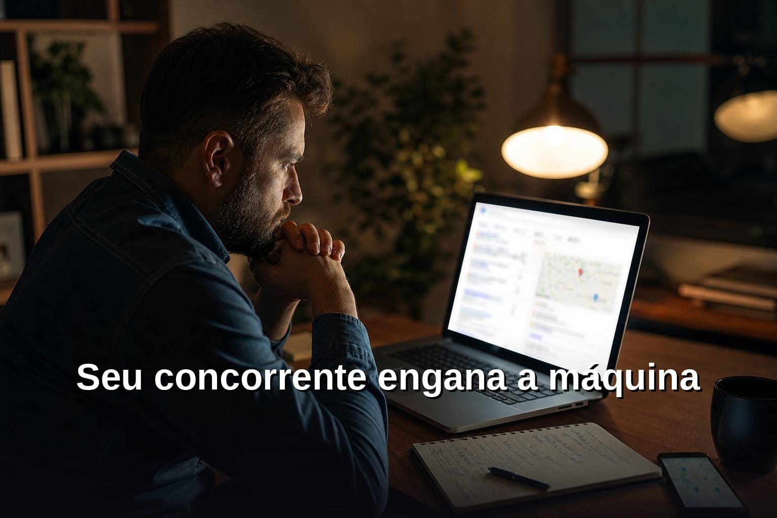 perfil google maps com avaliações 5 estrelas gráfico de crescimento reviews negócio local