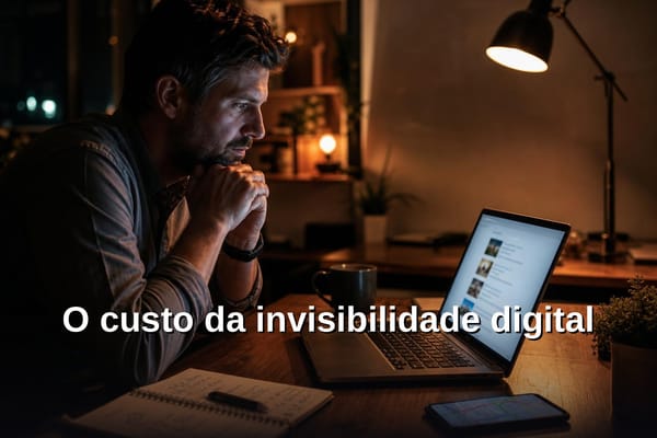 Dono de negócio local analisando reels do Instagram para negócio local no celular da oficina
